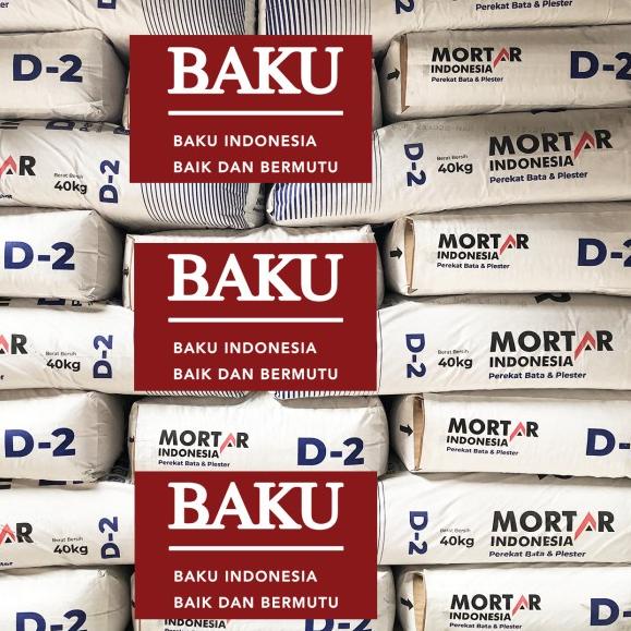 Mortar Indonesia Perekat Bata & Plester D-2 (1 sak)