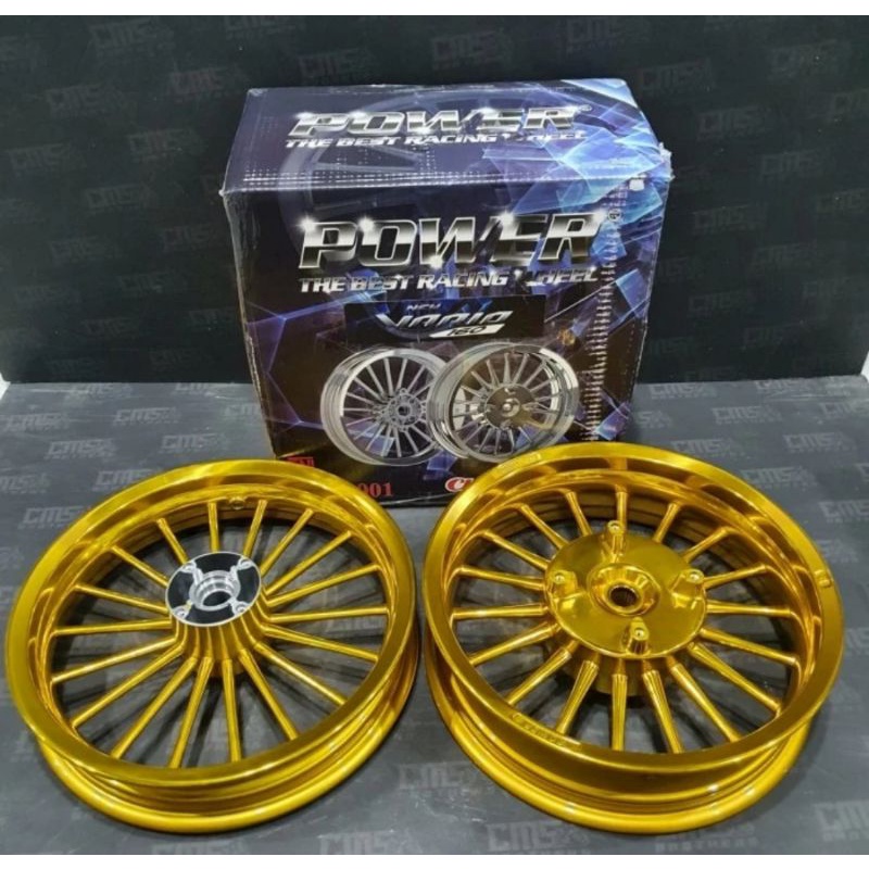 Pelek veleg velek velg power vario 160 abs cbs 14 250 350 gold