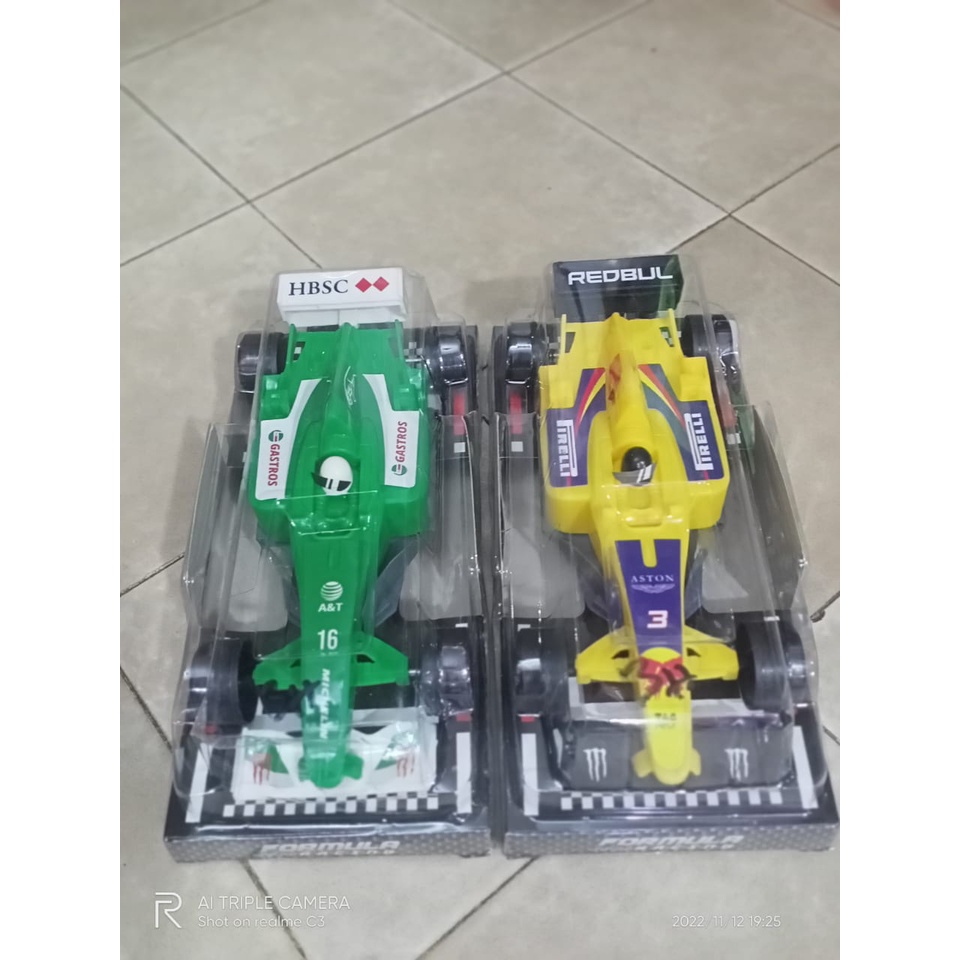 Diecast Mobil Formula F1 Miniatur Mobil Balap