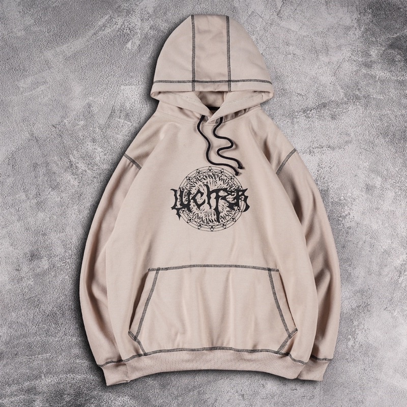 [N01038] Jaket Hoodie Distro Motif LUCIFER 666