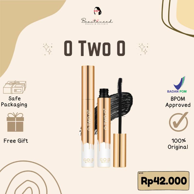 [SIAP KIRIM] MASCARA BY O.TWO.O OTWO MASKARA O TWO O Mascara Waterproof Long Lasting Volumizing Leng