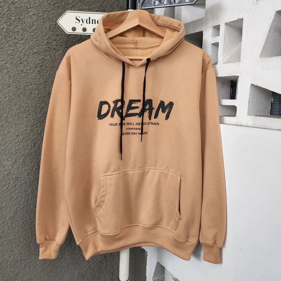 Dream Hoodie Outwear  Remaja Unisex Casual Style Motif Terbaru