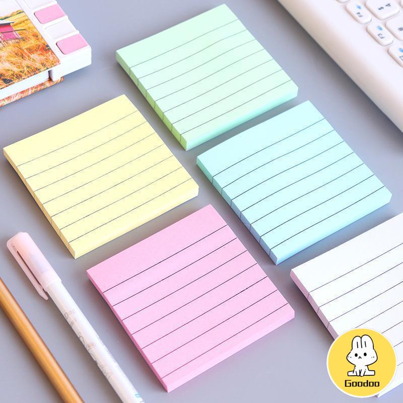 Simplicity sticky note horizontal sticker notepad post maker stiker massage pesan book note -Doo