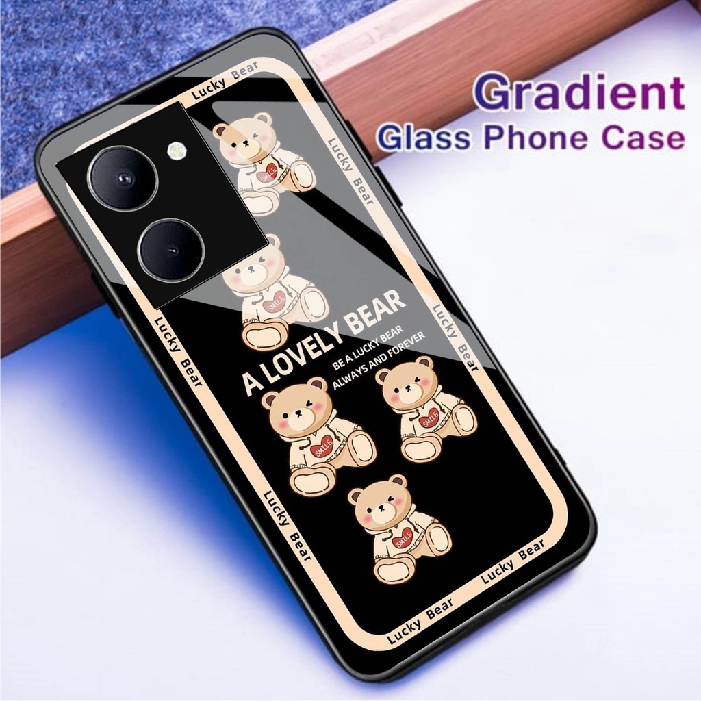 (Q37) Softcase Realme C33 - Softcase Kaca Realme C33 - Case Aesthetic Realme C33 - Case keren Realme