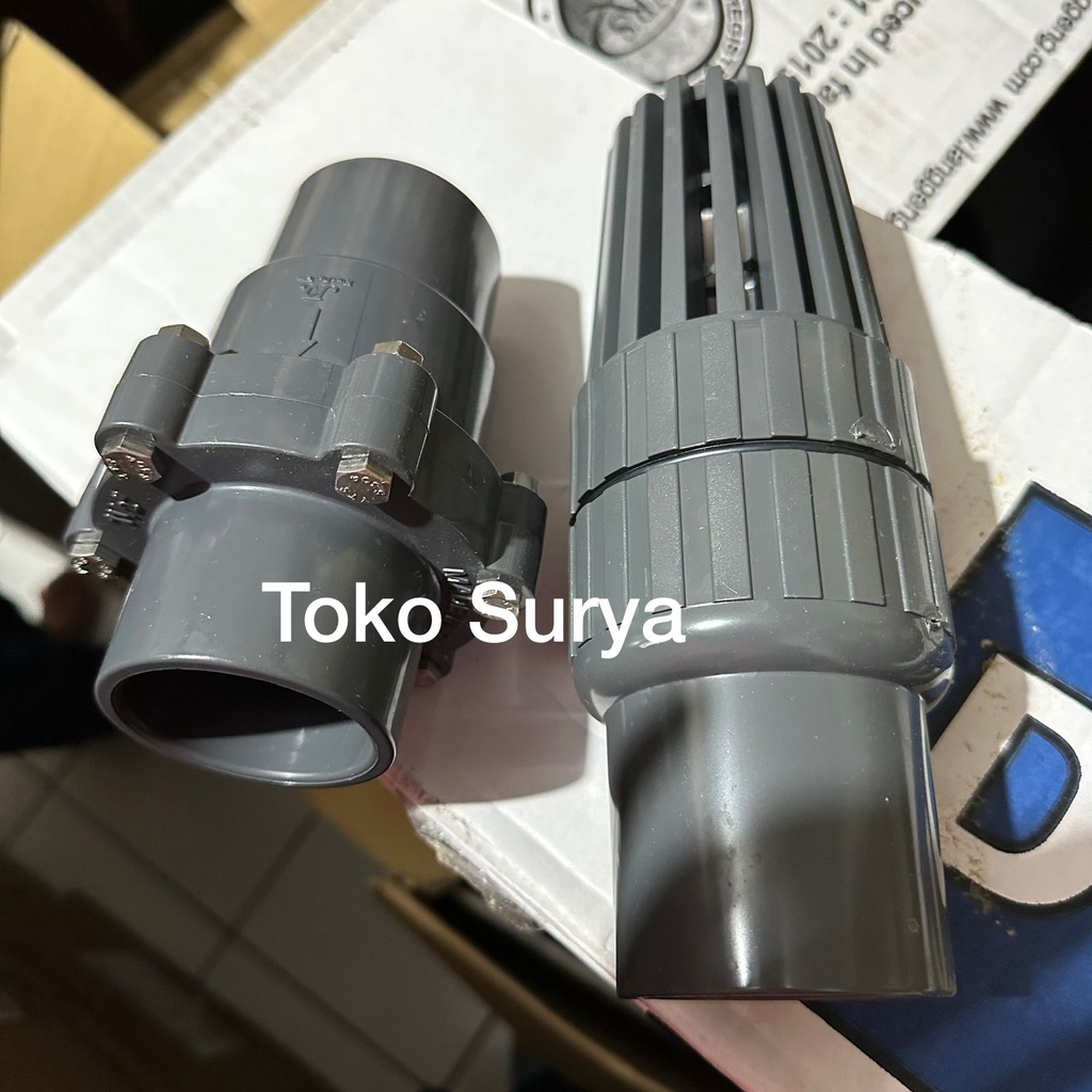 IMPOR TAIWAN KDJ - CHECK VALVE 1.5" TUSEN KLEP 1.5 CHECK VALVE 11/2" FOOT VALVE 11/2" CEK VALEP 11/2