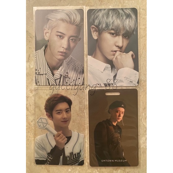 Chanyeol Photocard Museum tag obsession Bird Countdown 11st transparent
