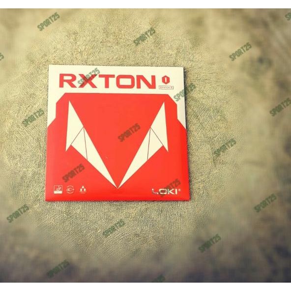 Karet / Rubber Pingpong RXTON 1 / RXTON I ORIGINAL - Hitam