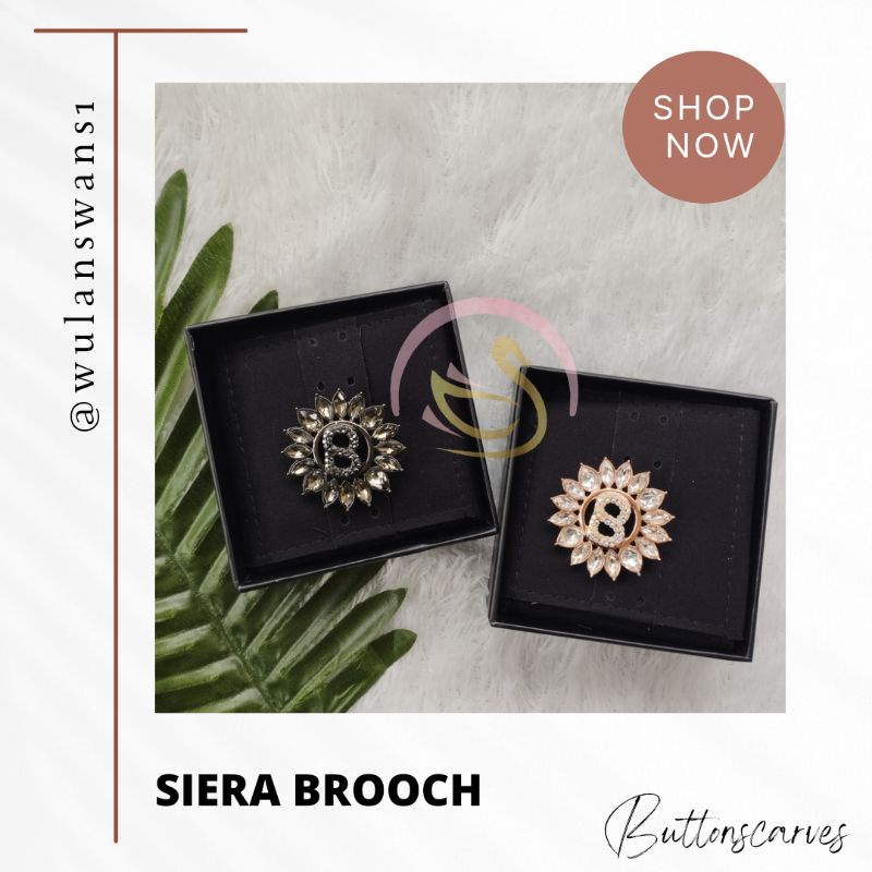 Siera Brooch By Buttonscarves Original Bros/Pin Ori