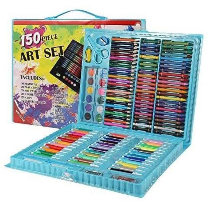 

{MY} Crayon Anak Set 150pcs Blossom Kids Crayon Mewarnai dan Melukis Crayon Anak