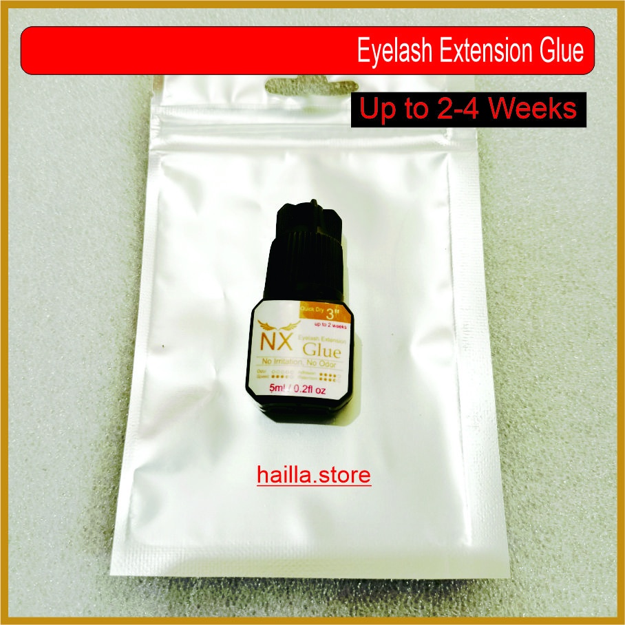 (NX glue) Lem Bulu Mata Tanam Eyelash Extension Glue 5ml TAHAN LAMA TIDAK PERIH Tidak Berbau Import Original