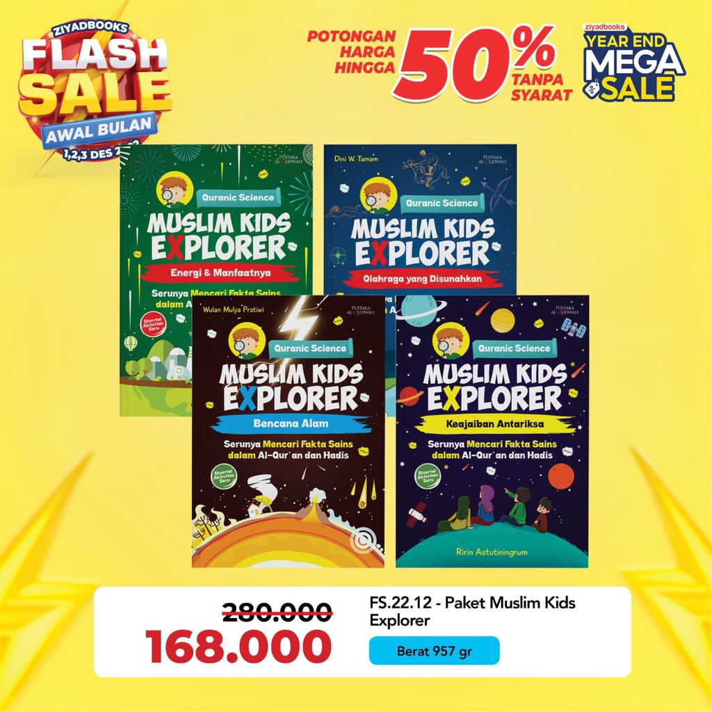Bluescorner Books - ZiyadBooks - Paket Muslim Kids Explorer Buku Cerita Sains Islami