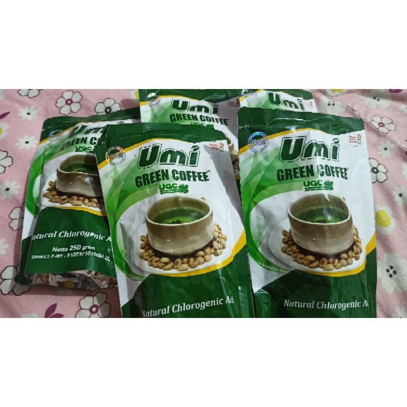 

promo Umi green coffee 4 pcs stok terbatas