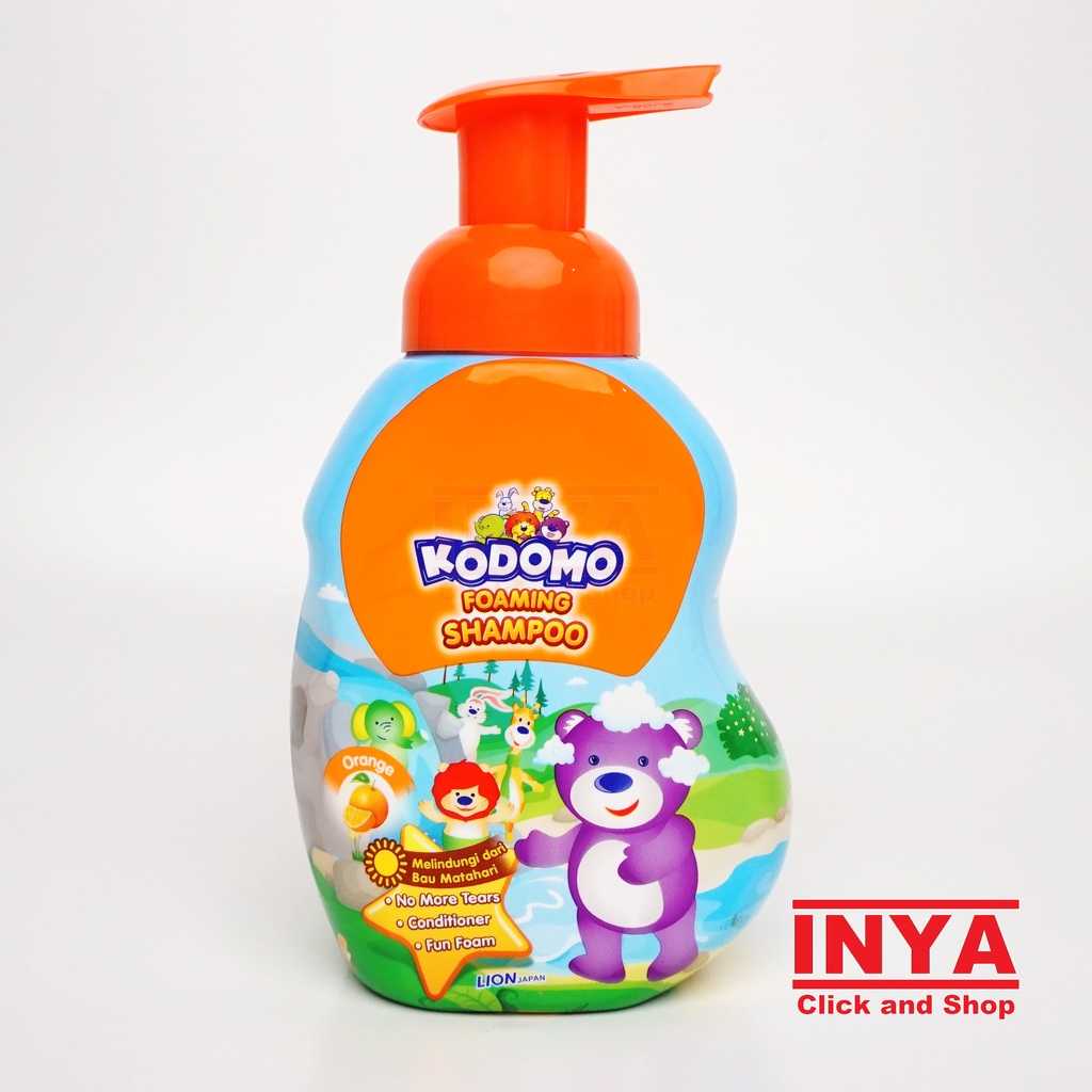 KODOMO FOAMING SHAMPOO ORANGE 250ml - Shampoo Bayi &amp; Anak