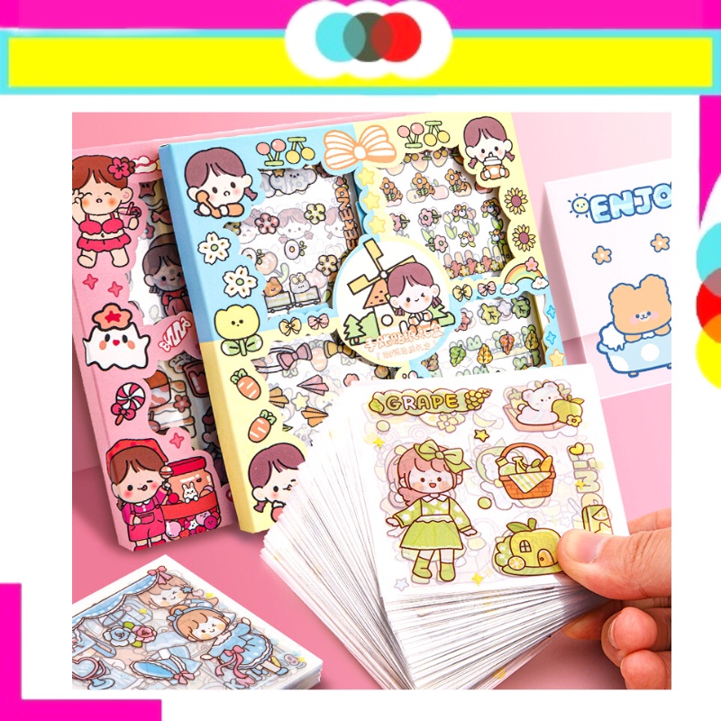 

Sticker Deco Aesthetic Lucu Momo Stiker Anti Air Tumblr DIY Hp/Stiker Motif Kartun Lucu ala Korea Dekorasi Buku Diary Memo Journal Catatan Harian Anak Sekolah Alat Tulis Bahan Stiker Transparant Bisa Untuk Kado Ulang Tahun