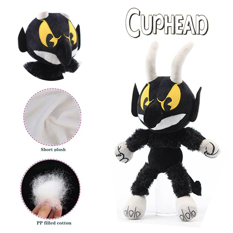 Adorable Cuphead Mugman Devil Boss Mainan Mewah Boneka Boneka Boneka Untuk Anak Bayi Xmas Gift Decor