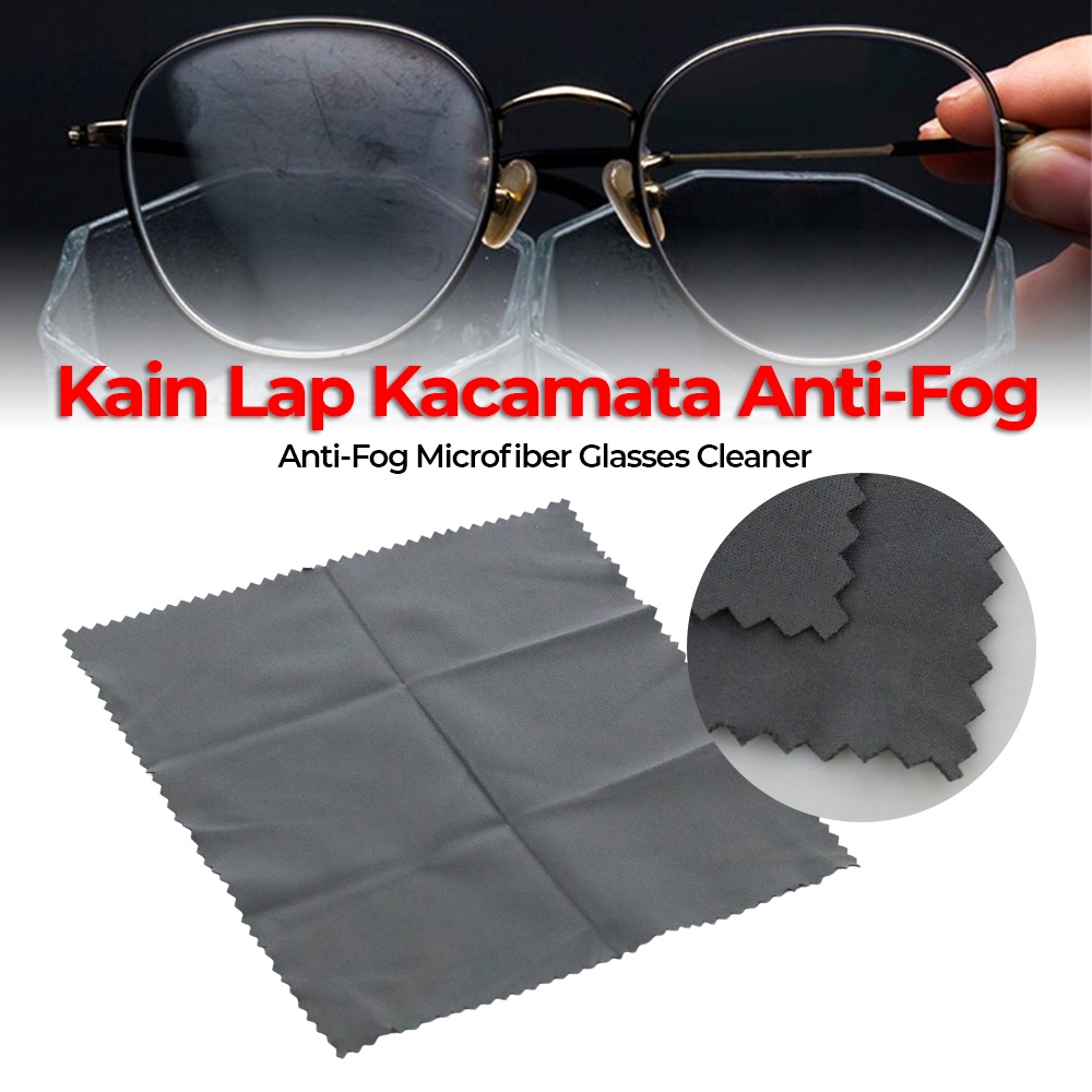 KAIN LAP KACAMATA MICROFIBER ANTI KABUT NANO ANTI FOG GLASSES CLEANER