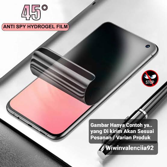 Hydrogel Black Jelly Anti SPY Privacy Matte OPPO A17 A17k A78 NFC A77s A57 4G, A16 A16e A16k A15 A15s A12 A1k A11k A3s Hidrogel Full Cover/Lapisan Nano-TPU Film-LIQUID/Hydro-Hidro/Hidrojel Glass Black mate HITAm Glare 4g 5g 2022 A77 s K e A1 A11 k A3