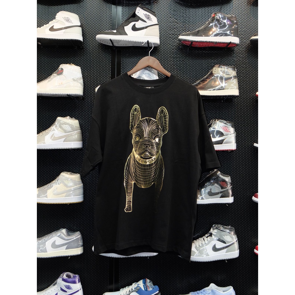 LIFEWORK "Radog Gold" Black Tee