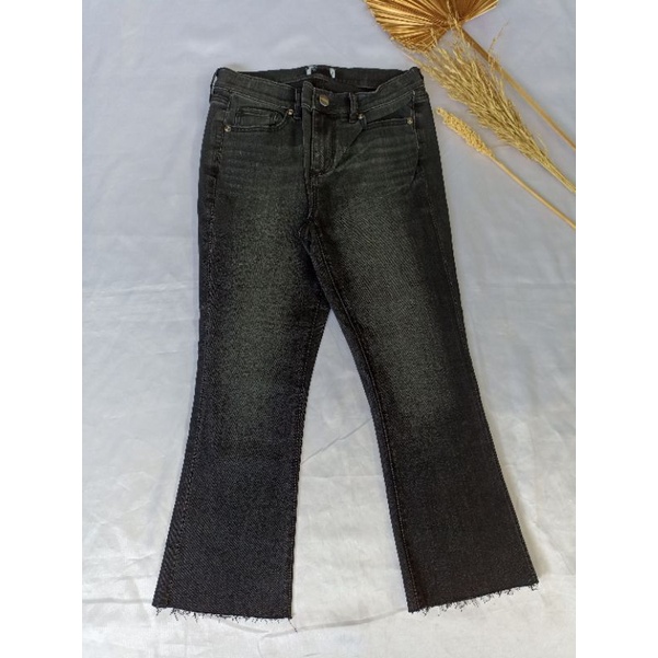 L*FT HIGHWAIST CELANA JEANS KICK CROP WANITA-ORIGINAL