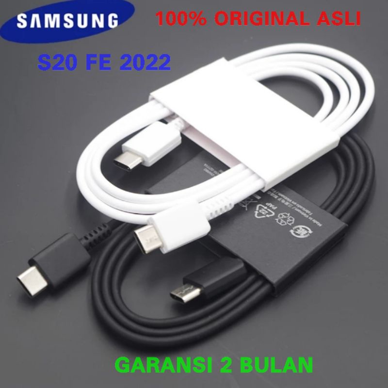 SAMSUNG Kabel Data Cable Galaxy S20 Fe 2022 S22 S22+ Original 100%