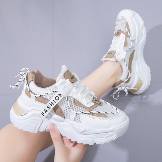 Sneaker Wanita Fashion Import Sepatu Perempuan Sport Korean Style Sneakers Shoes Cewek Terbaru SP-214
