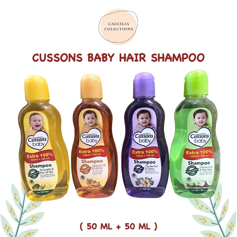 CC - Cussons Baby Shampoo / sampo bayi (50 ml + 50 ml)