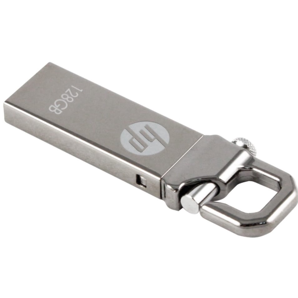 Flashdisk-Flash Drive-USB Drive HP USB 2.0 128GB V250w-USB Flashdisk-Flash Disk Flash Drive Penyimpanan Data 128GB HP V250w -All Smartphone-Laptop-Silver