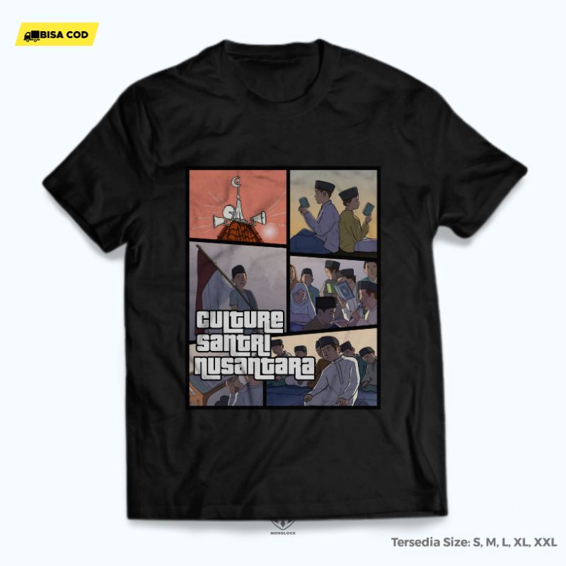 KAOS SANTRI SALAFY NUSANTARA TERBARU CULTURE SANTRI MODE GTA KEREN SIMPLE PREMIUM BAJU DAKWAH ISLAMI