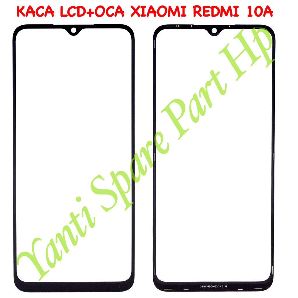 Kaca Lcd Plus Oca Xiaomi Redmi 10A Original Terlaris New