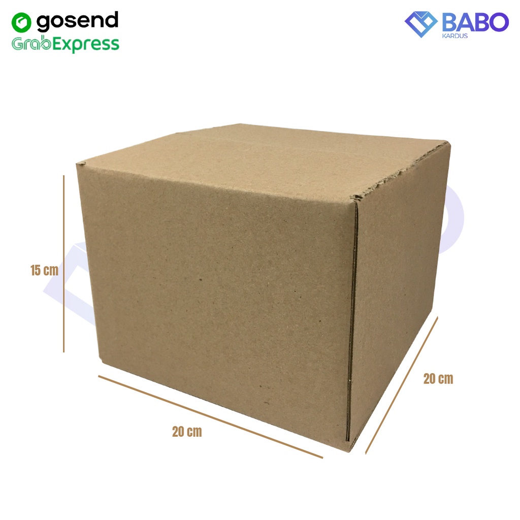 

KARDUS|KOTAK|KARTON|PACKAGING 20x20x15 cm MURAH (Kardus 20 x 20 x 15 cm)