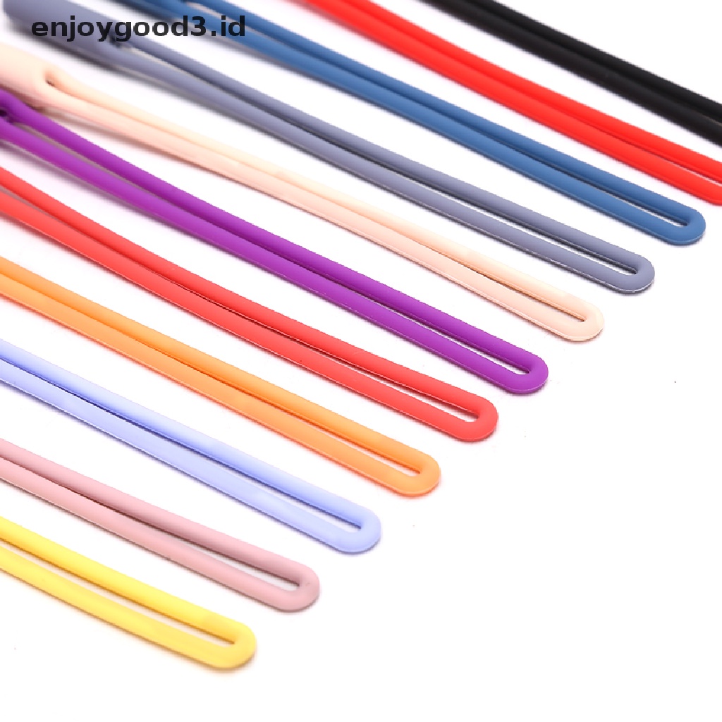 Tali Lanyard Bahan Silikon Lembut Untuk Gantungan Kunci / Handphone
