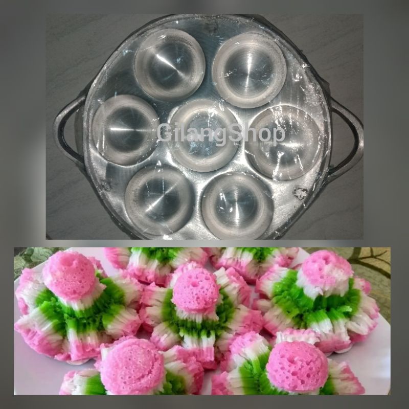 Cetakan Kue Bikang Mawar