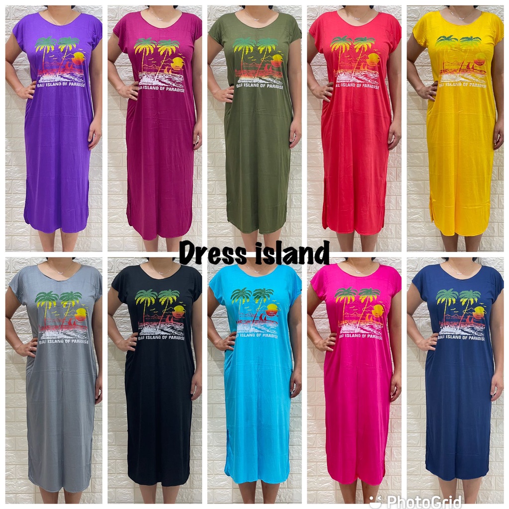 DRESS BALI PANTAI PARADISE ALL SIZE REAL PICT