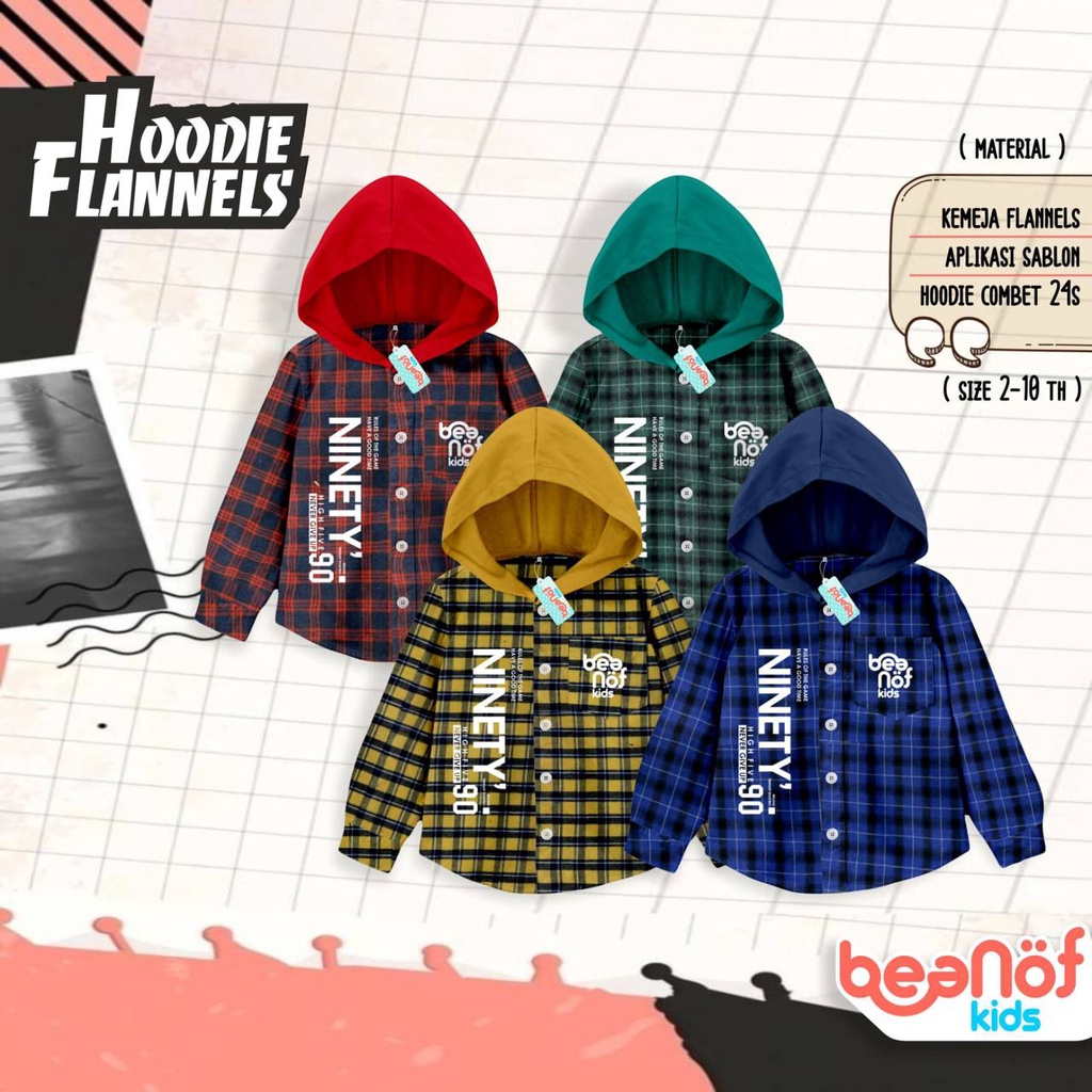 Hoodie Flanel Beanof