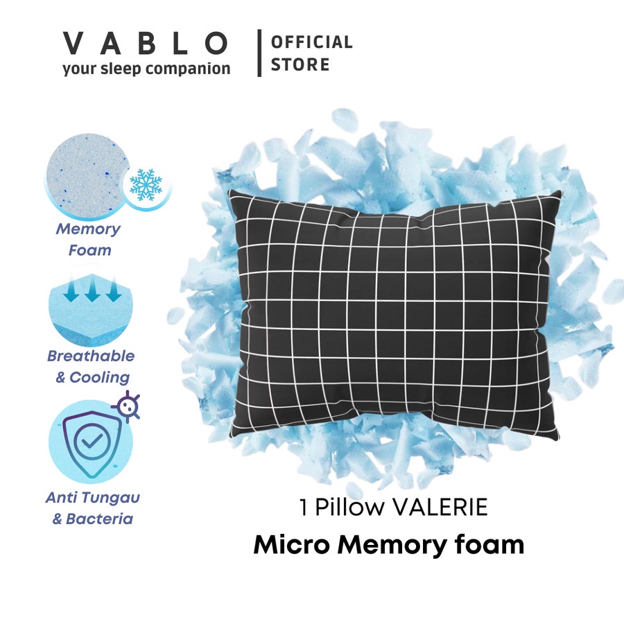 NUZ - Vablo Valerie bantal micro memory foam - 1pcs