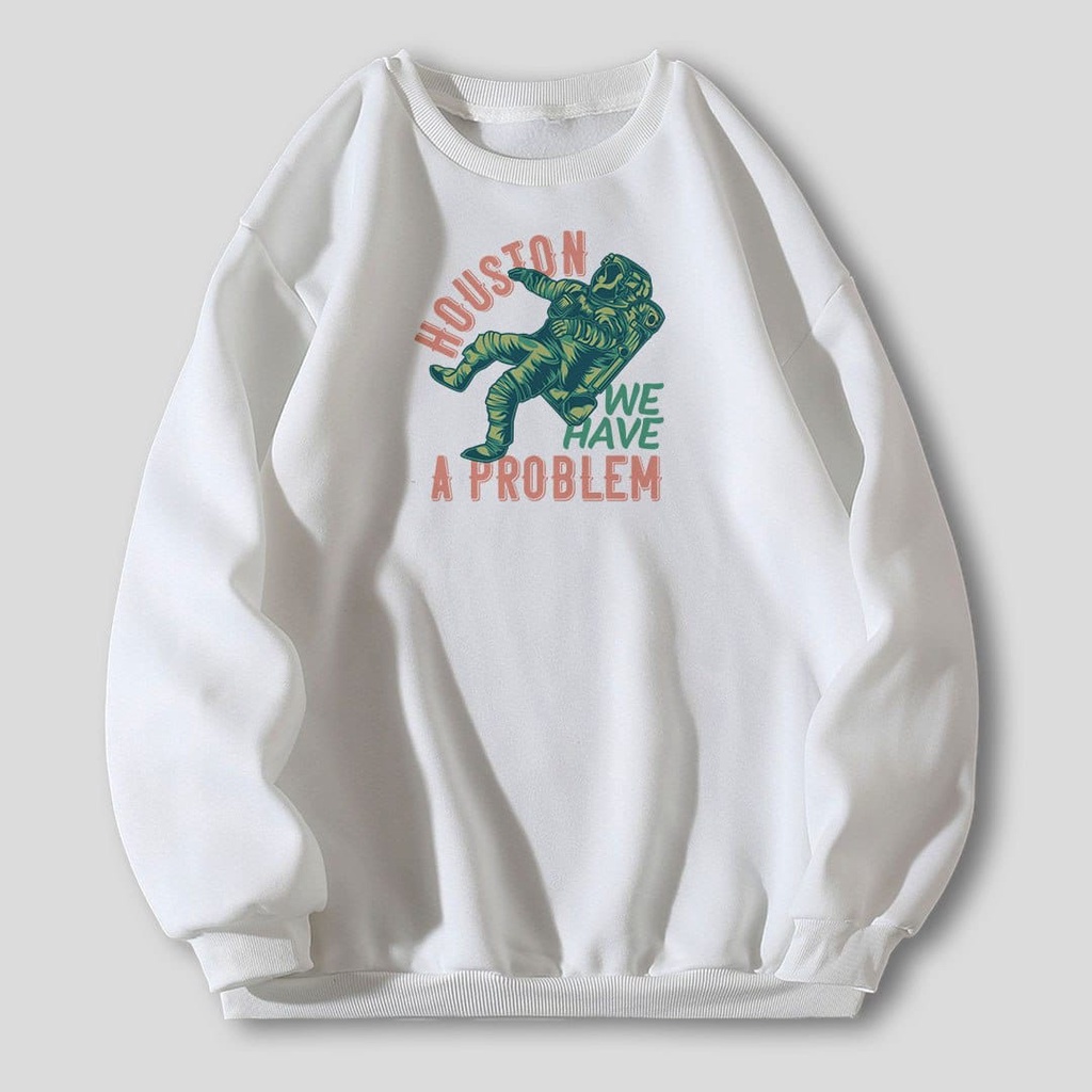 CREWNECK OVERSIZE HOUSTON FIT TO XL -  JUMPER LUCU PREMIUM