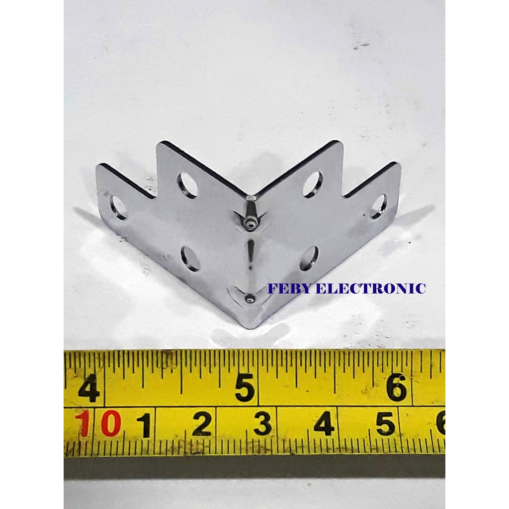 SIKU BOX HARDCASE BESI L 6 LUBANG KECIL