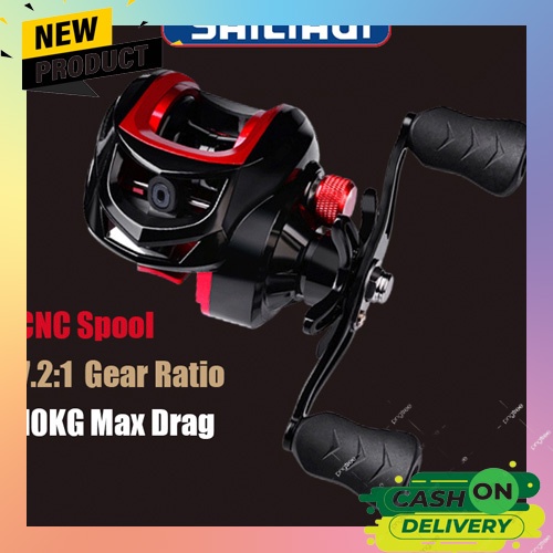 Reel Pancing New Casting Fishing Reel Max Drag 8kg Fishing Reel Bright Color Bc 7.2: 1 Fishing Reel 