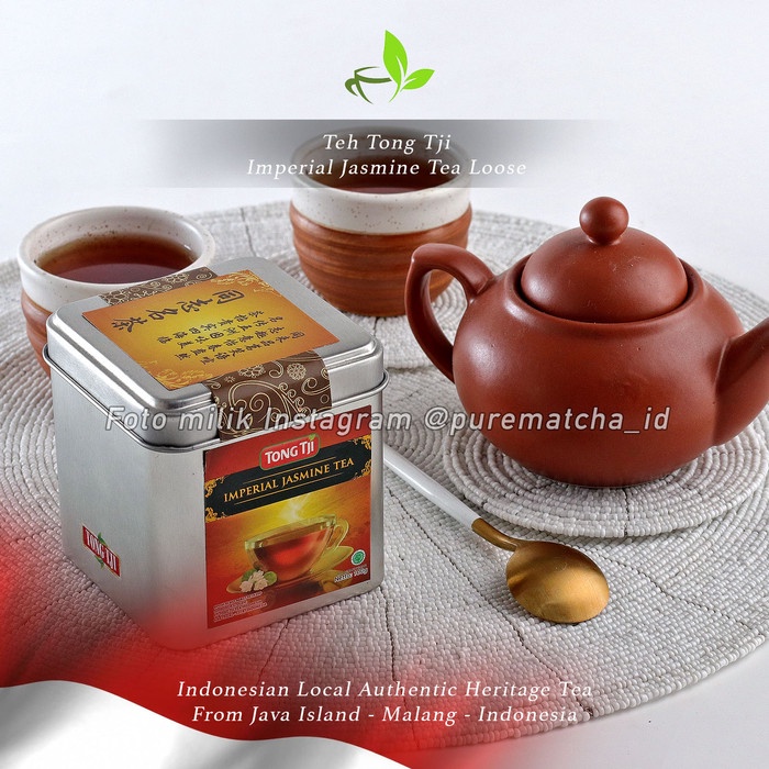 

TONG TJI IMPERIAL JASMINE TEA KALENG 100GR DAUN TEH MELATI TONGTJI TEA