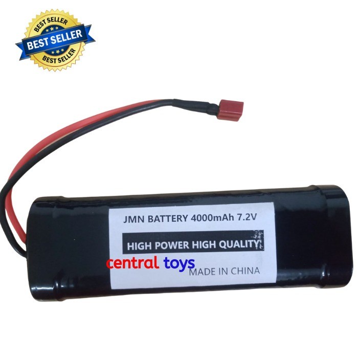 battery NIMH 7.2V 4000mAH soket T for HENG GUAN HG P407 RGT 86100