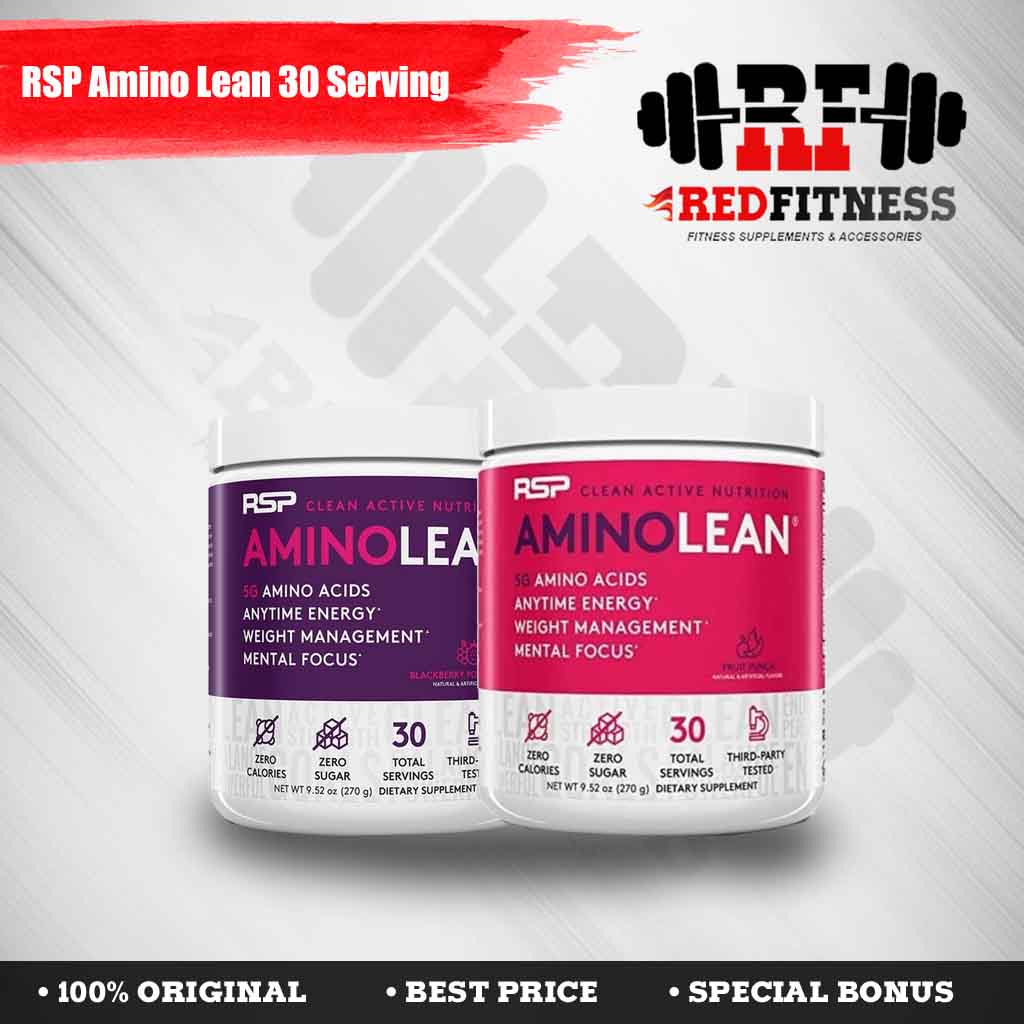 RSP Amino Lean 30 Serving / BCAA Energy Pre Workout Fat Burner