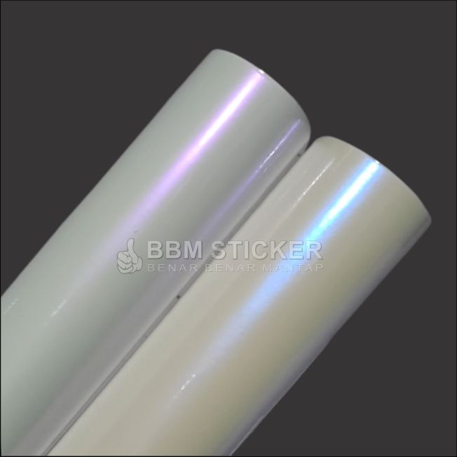 skotlet putih lembayung size 50cm warna biru ungu scotlet mutiara bunglon