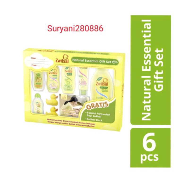 Zwitsal Natural essentials gift set isi 6pcs