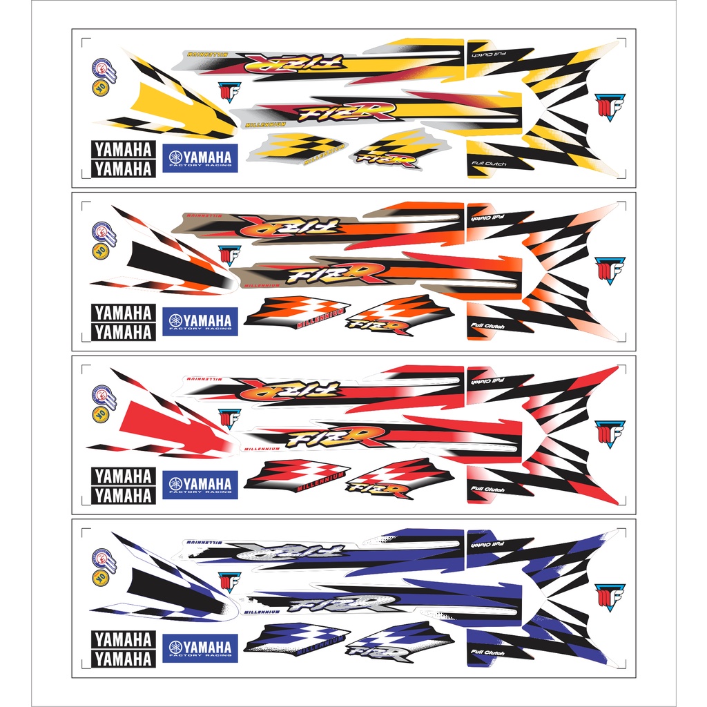 STRIPING FIZ R MILENIUM LIS VARIASI