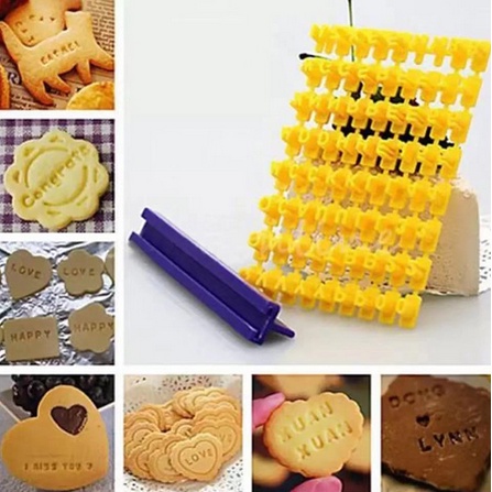 Cetakan Alphabet Kue Cookie Cookies Biscuit Fondant Adonan Kering Keperluan Bentuk Alfabet Number Cetakan Angka Press Angka Kue Cooking Makanan Jajanan Manis Press Set Stamp Emboss Clay Fondant Icing Perlengkapan Dapur Malang