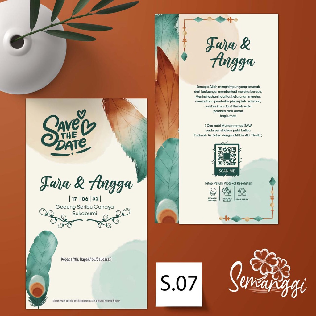 Semanggi S-07 Blangko Undangan