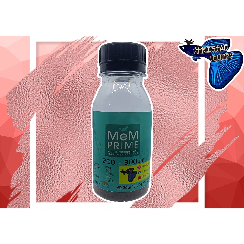 Pelet Mem Prime 200 300 Pakan Ikan Hias