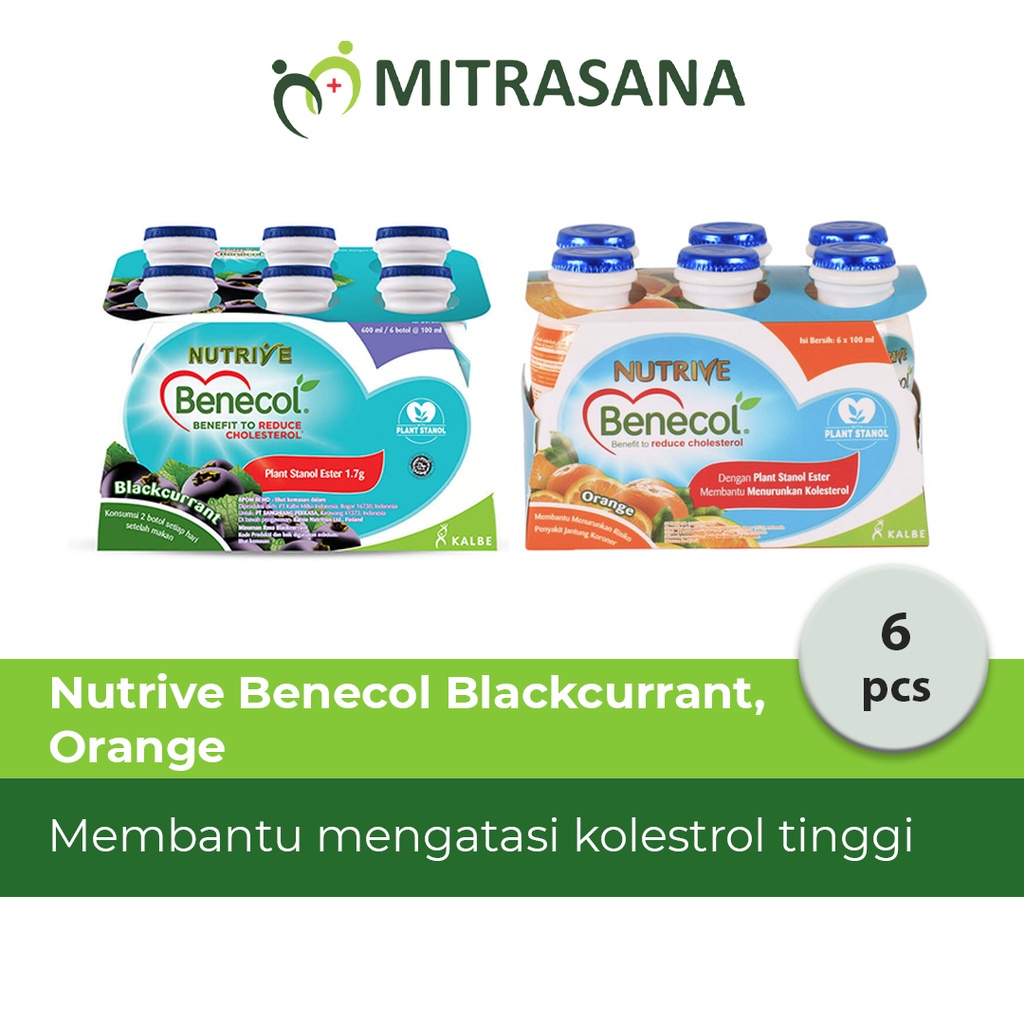 

Benecol All variant 100 Ml - 6 Botol