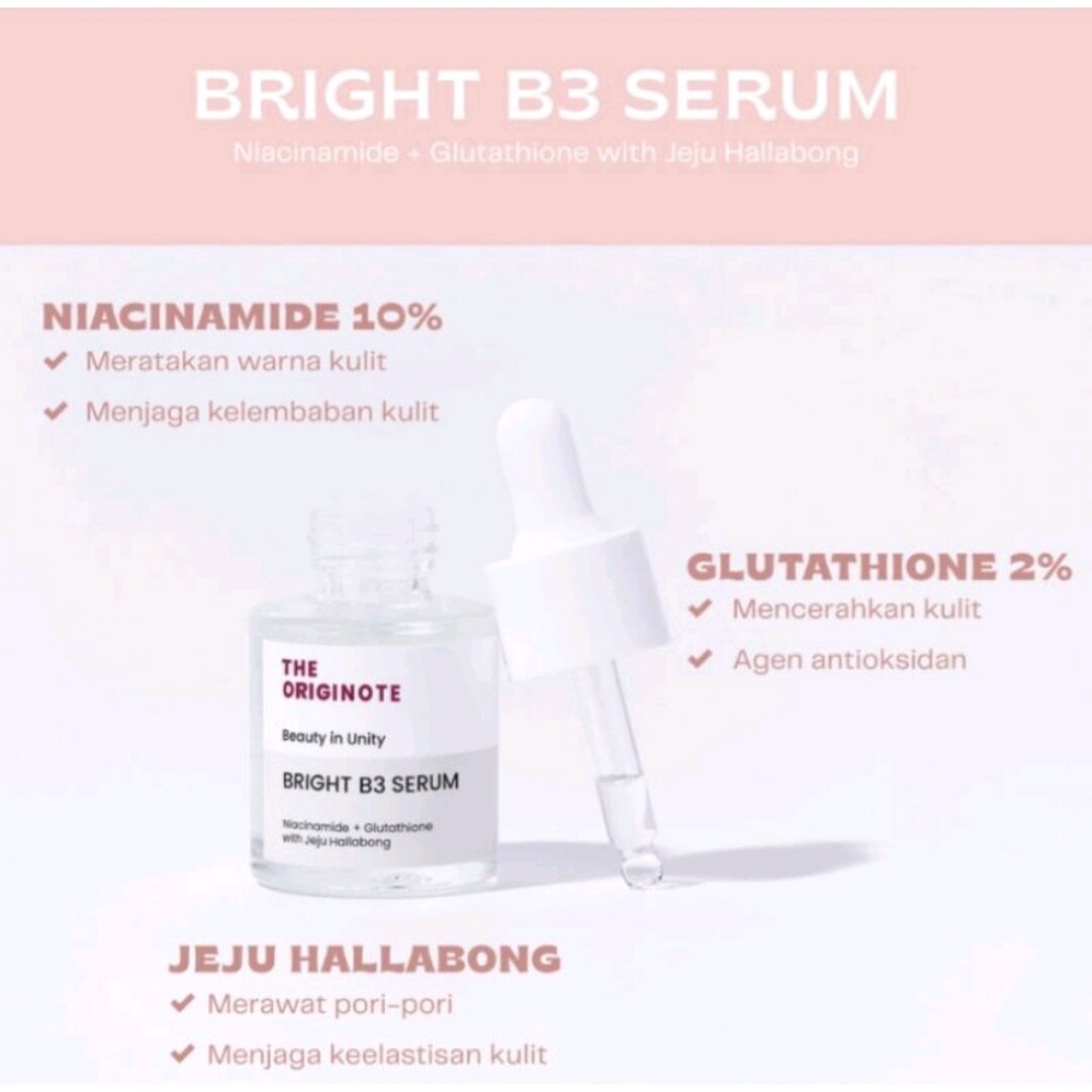 The Originote Series Serum Acne B5 Bright B3 Ceratides Peeling Solution Astachiol Hyalucera Moisturizer Gel Treatment Eye Serum BPOM