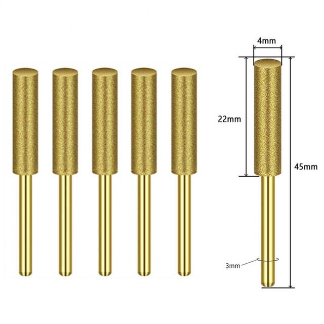 Alat Pengasah Pisau Gergaji Lapis Berlian Ukuran 4 / 4.8 / 5.5mm